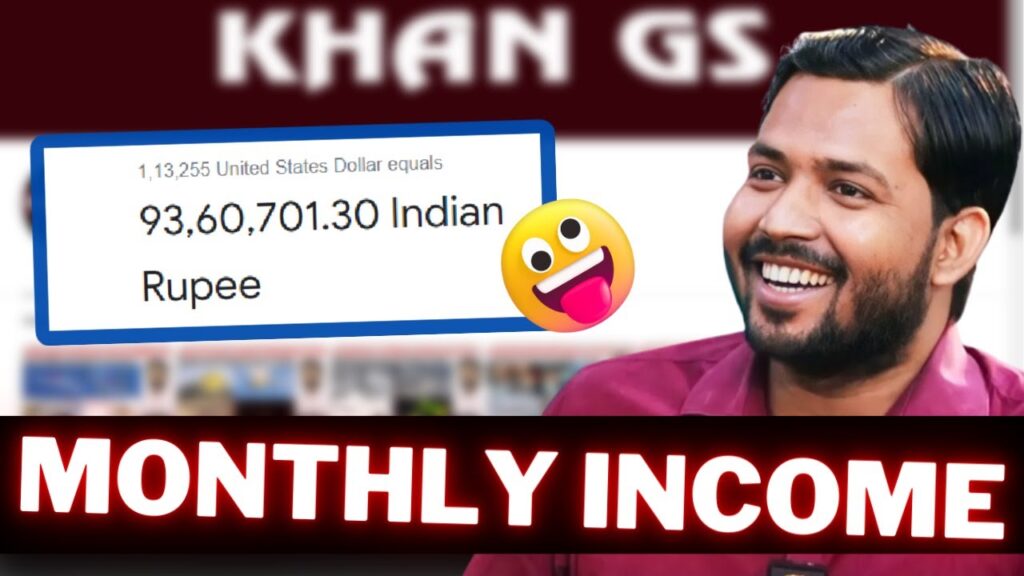 Khan Sir YouTube Income